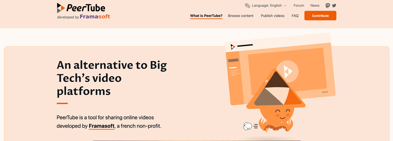 peertube-video-site Alternative Video Platforms
