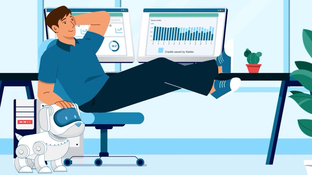 Keebo explainer video still