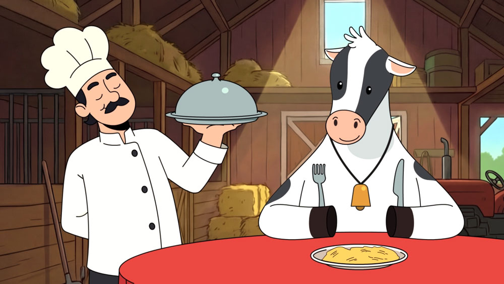 Milk processing training animation still