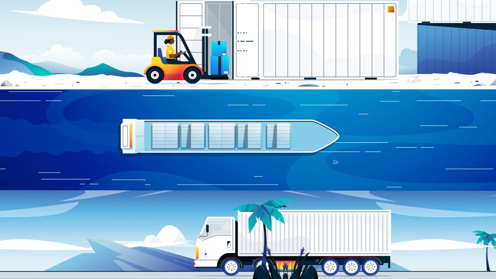 Animated explainer still from our portfolio