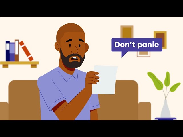 Animated FAQ video example explaining an IRS letter